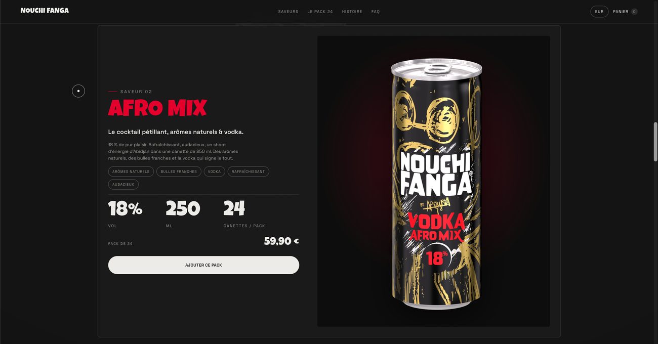 Fiche de la saveur Afro Mix