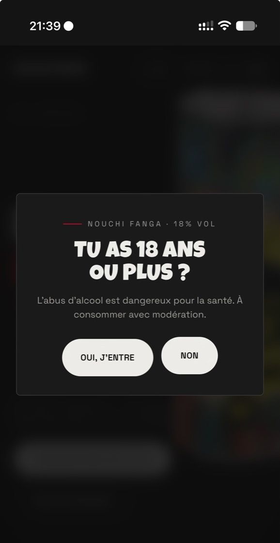 Nouchi Fanga sur téléphone : la porte d'âge